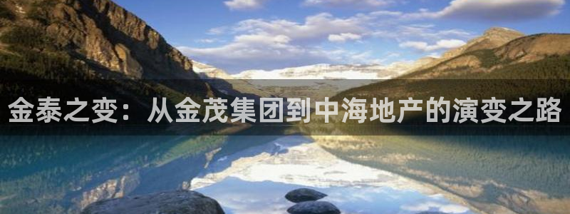 杏悦3：金泰之变：从金茂集团到中海地产的演变之路