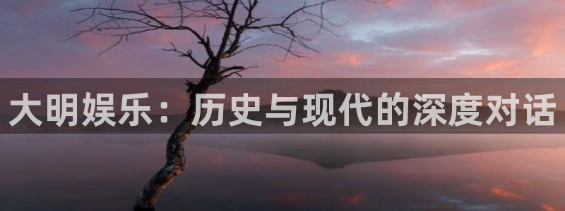 杏悦4平台注册：大明娱乐：历史与现代的深度对话